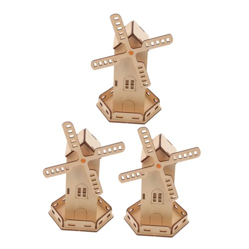 GALPADA 3 Stück Solar Holz Windmühlen Bausatz DIY Bastelset für Stem Lernspielzeug Solarbetrieben Modellbau Holzhaus Pädagogisches Wissenschaftsprojekt GALPADA 3 Stück Solar Holz Windmühlen Bausatz DIY Bastelset für Stem Lernspielzeug Solarbetrieben Modellbau Holzhaus Pädagogisches Wissenschaftsprojekt von GALPADA