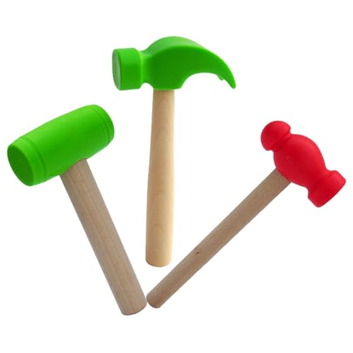 GALPADA 3 Stück Teiliges Holzwerkzeug Spielset für Kleinkinder Inklusive Großem und Kleinem Hammer Sowie Grünem Krallenhammer Sicheres Langlebiges Kinderspielzeug Motorik und Greifkraft GALPADA 3 Stück Teiliges Holzwerkzeug Spielset für Kleinkinder Inklusive Großem und Kleinem Hammer Sowie Grünem Krallenhammer Sicheres Langlebiges Kinderspielzeug Motorik und Greifkraft von GALPADA