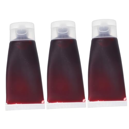 GALPADA 3 Stück Teiliges Künstliches Abwaschbares Hautfreundliches Halloween Kunstblut für Gesicht Arme Kleidung Realistisches Cosplay Vampir Zombie Party Requisiten GALPADA 3 Stück Teiliges Künstliches Abwaschbares Hautfreundliches Halloween Kunstblut für Gesicht Arme Kleidung Realistisches Cosplay Vampir Zombie Party Requisiten von GALPADA
