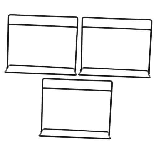 GALPADA 3 Stück Teiliges Mini Puppenkleiderbügel aus Schwarzem Metall Kleiner Stabiler Doll Clothes Rack zum Einfachen Organisieren und Präsentieren von Puppenkleidung von GALPADA