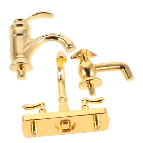GALPADA 3stücke Miniatur-Wasserhahn Für Puppenhaus-Dekoration Künstliche Wasserhahn-Ornament Für Badezimmer Mikro-landschafts-Modell Aus Für Spielzeug Und Fotografie GALPADA 3stücke Miniatur-Wasserhahn Für Puppenhaus-Dekoration Künstliche Wasserhahn-Ornament Für Badezimmer Mikro-landschafts-Modell Aus Für Spielzeug Und Fotografie von GALPADA