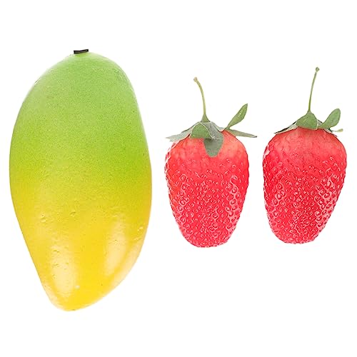 GALPADA 3 Stück Teiliges Musikalische Frucht Shaker Frühe Musikalische Erziehung Fördert Kreativität und Koordination Dekorative Obstmodelle für Hochwertige Verarbeitung und Details von GALPADA