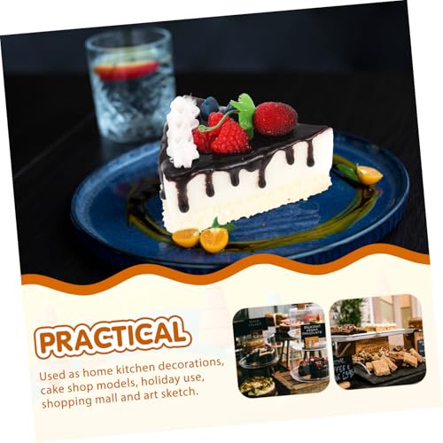 GALPADA 3 Stück Teiliges PU Kuchenmodelle Realistische Fake Cake Dekorationen Fotografie Requisiten für Home Bakery Party Hochzeitsschaufenster von GALPADA