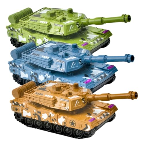 GALPADA 3 Stück Teiliges Panzer mit Inertialfunktion Langlebige Kunststofffahrzeuge in Gelb Grün und Blau Pädagogisches Fahrzeugspielzeug für Koordination und Vorstellungskraft GALPADA 3 Stück Teiliges Panzer mit Inertialfunktion Langlebige Kunststofffahrzeuge in Gelb Grün und Blau Pädagogisches Fahrzeugspielzeug für Koordination und Vorstellungskraft von GALPADA