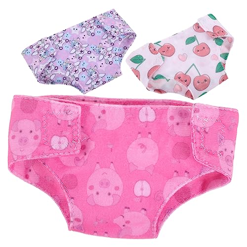 GALPADA 3 Stück Teiliges Puppenunterwäsche für Puppen Sichere Leichte und Praktische Puppenkleidung als Zubehör für DIY Spiele und von GALPADA