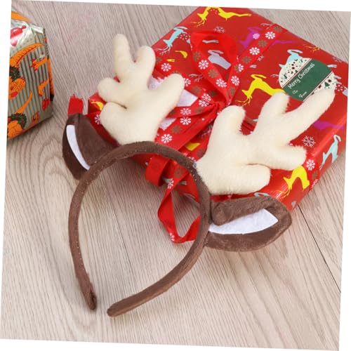 GALPADA 3 Stück Teiliges Weihnachts Rentier Geweih Haarreif mit Ohren Leichtes Kopfband für Erwachsene Festlicher Cosplay Kopfschmuck für Weihnachtsfeier und Fotorequisite GALPADA 3 Stück Teiliges Weihnachts Rentier Geweih Haarreif mit Ohren Leichtes Kopfband für Erwachsene Festlicher Cosplay Kopfschmuck für Weihnachtsfeier und Fotorequisite von GALPADA