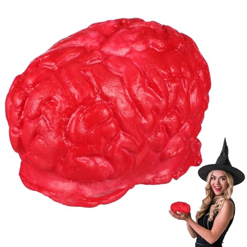 GALPADA 3-teilige Halloween-Requisiten, Gruselige Gefälschte Gehirnteile, Rote Organdekorationen aus Kunststoff für Die Halloween-Party GALPADA 3-teilige Halloween-Requisiten, Gruselige Gefälschte Gehirnteile, Rote Organdekorationen aus Kunststoff für Die Halloween-Party von GALPADA