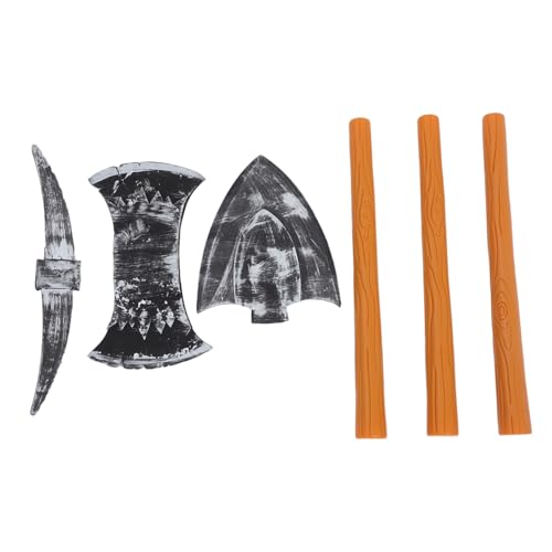 GALPADA 3-teiliges Zwergenkostüm-requisit: Plastik-fälschung, Schaufel, Spielzeug, Beil, Spitzhacke, Kostüm, Halloween, Totengräber, Party-Dekoration, Cosplay-zubehör von GALPADA