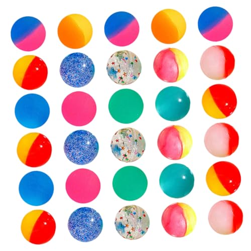 GALPADA 30 Stück Farbige Hüpfbälle für Bunte Spielzeuge für Mitgebsel Party und Stressabbau für Indoor und Outdoor Aktivitäten GALPADA 30 Stück Farbige Hüpfbälle für Bunte Spielzeuge für Mitgebsel Party und Stressabbau für Indoor und Outdoor Aktivitäten von GALPADA