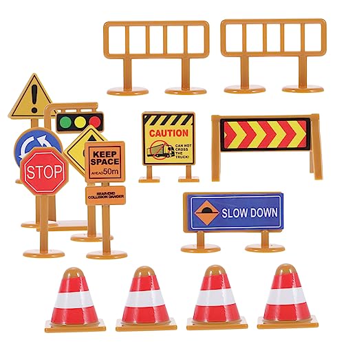 GALPADA 30 Stück Miniaturlichter Spielspielzeug Barrikaden Zäune Spiellichtsignal Mit Schild &Amp; Spielspielzeug Kegelschilder Frühe Zebrastreifenerziehung GALPADA 30 Stück Miniaturlichter Spielspielzeug Barrikaden Zäune Spiellichtsignal Mit Schild &Amp; Spielspielzeug Kegelschilder Frühe Zebrastreifenerziehung von GALPADA