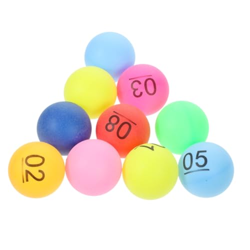 GALPADA 30 Stück Teiliges Bunte Kunststoff partyspiel bälle mit Nummern Widerstandsfähig und Wiederverwendbar für Tombola Geburtstagsfeiern und Eventspiele GALPADA 30 Stück Teiliges Bunte Kunststoff partyspiel bälle mit Nummern Widerstandsfähig und Wiederverwendbar für Tombola Geburtstagsfeiern und Eventspiele von GALPADA