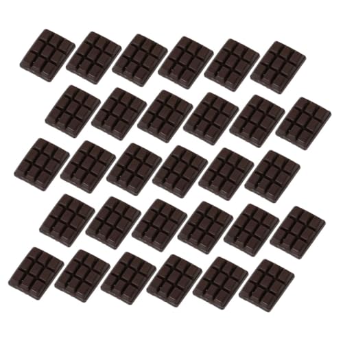 GALPADA 30 Stück Teiliges Mini schokoladen Modell aus Robustem Material Kreative DIY Lebensmittelrequisiten für Puppenhaus Dekoration Langlebig Foto Accessoire und Bastelzubehör von GALPADA