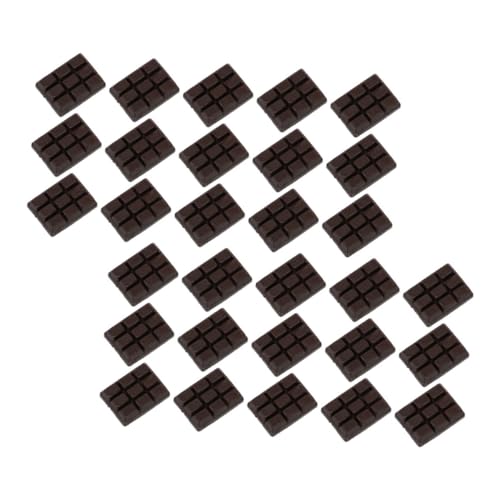 GALPADA 30 Stück Teiliges Miniatur Schokoladen Modelle DIY Dekoration Langlebig und Realistisch als Puppenhaus Zubehör Foto Requisiten und Kreative Bastelmaterialien von GALPADA