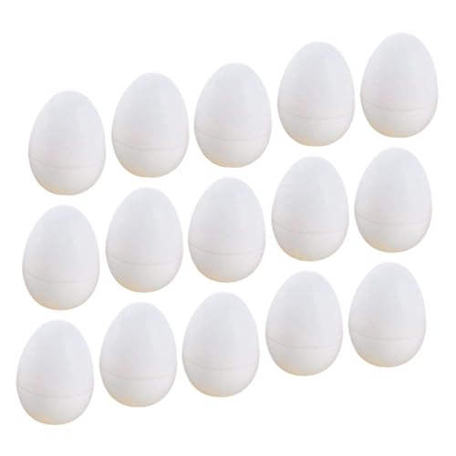 GALPADA 30Stücke Öffnenbare Kunsteier für DIY Osterdekoration Basteleier zum Bemalen Kreative Foto Requisiten Vielseitige Eier für Bastelprojekte und Festlichkeiten von GALPADA