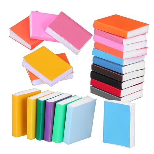 GALPADA 32 Stück Teiliges Miniatur Puppenhaus Dekoration Bunte Mini Blanko-bücher für Arbeitszimmer Schlafzimmer Bibliothek Zubehör für Puppenhaus-spielzimmer GALPADA 32 Stück Teiliges Miniatur Puppenhaus Dekoration Bunte Mini Blanko-bücher für Arbeitszimmer Schlafzimmer Bibliothek Zubehör für Puppenhaus-spielzimmer von GALPADA