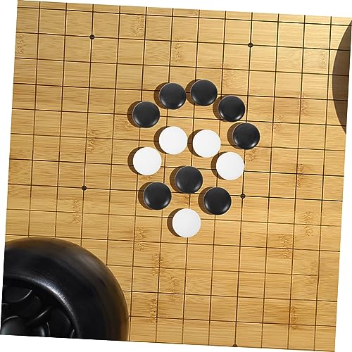 GALPADA 360 Stück Teiliges Go Spielsteine aus Robustem Resin Kleine Flache Spielfiguren mit Glatter Oberfläche Widerstandsfähig gegen für Brettspiele und Sammler Kompakt und Modisch von GALPADA