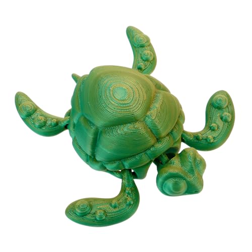 GALPADA 3D -Druckschildkrötenmodell klein Dekorate Meeresschildkröten-Statue Schildkröten-Simulationsmodell Simulation Einer Schildkrötenverzierung Meeresschildkrötenfigur Plastik Grün GALPADA 3D -Druckschildkrötenmodell klein Dekorate Meeresschildkröten-Statue Schildkröten-Simulationsmodell Simulation Einer Schildkrötenverzierung Meeresschildkrötenfigur Plastik Grün von GALPADA