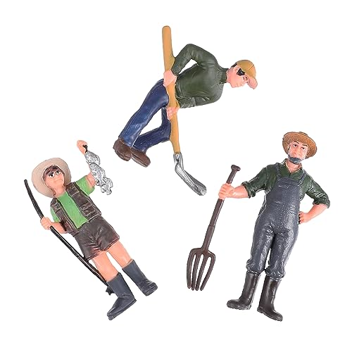 GALPADA 3Stücke Realistische Landarbeiter Figuren für Puppenhaus Dekoration Lernspielzeug Kreativität und Praktischen Fähigkeiten und Langlebig GALPADA 3Stücke Realistische Landarbeiter Figuren für Puppenhaus Dekoration Lernspielzeug Kreativität und Praktischen Fähigkeiten und Langlebig von GALPADA