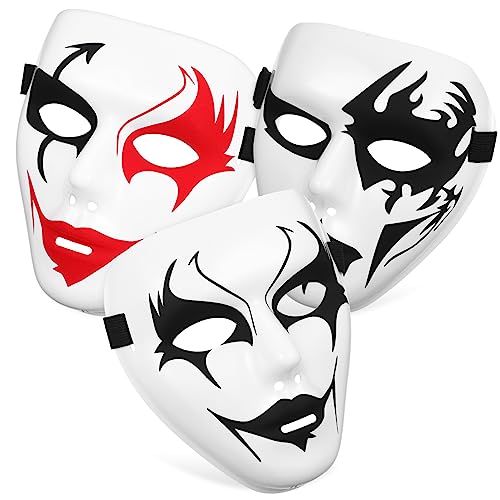 GALPADA 3Stücke Teiliges Halloween Masken Gruselige Masken für Cosplay Street Dance Requisiten für Halloween Partys Fotografie Aktionen von GALPADA