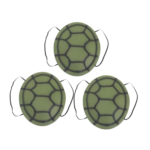 GALPADA 3Stücke Teiliges Schildkrötenpanzer Kostüm für Halloween und Karneval Cosplay Requisiten Elastisches Band für Komfortables für Bühnenaufführungen und Partys von GALPADA