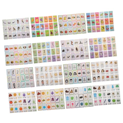 GALPADA 4 Boxen Lernkarten mit Tier Obstmotiven Kognitive Frühpädagogische Spielkarten für Hand Auge koordination und Sprachförderung Robustes Material für Vorschule und Homeschooling GALPADA 4 Boxen Lernkarten mit Tier Obstmotiven Kognitive Frühpädagogische Spielkarten für Hand Auge koordination und Sprachförderung Robustes Material für Vorschule und Homeschooling von GALPADA