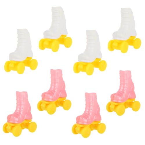 GALPADA 4 Paare Rollschuhe für Puppen Doll Rollerskates Süße Puppenschuhe für DIY Projekte Robustes Kunststoffzubehör für Puppendekoration und Kreative Spielmöglichkeiten GALPADA 4 Paare Rollschuhe für Puppen Doll Rollerskates Süße Puppenschuhe für DIY Projekte Robustes Kunststoffzubehör für Puppendekoration und Kreative Spielmöglichkeiten von GALPADA