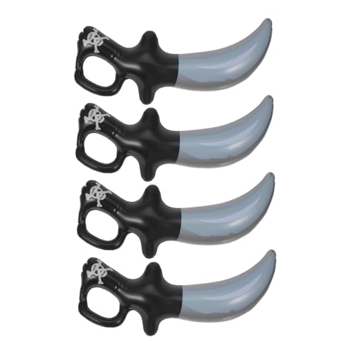 GALPADA 4 STÜCKE Aufblasbare Piratensäbel Kindergeburtstag Halloween Kostüm Zubehör Realistische Schwerter für Jungen Mädchen Piratenparty Dekoration GALPADA 4 STÜCKE Aufblasbare Piratensäbel Kindergeburtstag Halloween Kostüm Zubehör Realistische Schwerter für Jungen Mädchen Piratenparty Dekoration von GALPADA