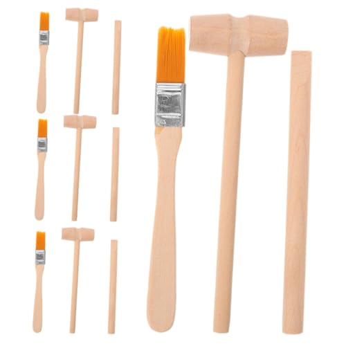 GALPADA 4 Sätze Archäologie Grabwerkzeug Mini Holzhammer Pinsel Meißel Edelstein Ausgrabung Stem Lernset für Jungen Mädchen GALPADA 4 Sätze Archäologie Grabwerkzeug Mini Holzhammer Pinsel Meißel Edelstein Ausgrabung Stem Lernset für Jungen Mädchen von GALPADA