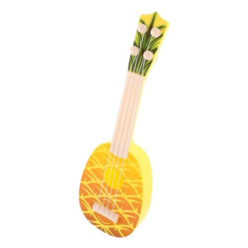 GALPADA 4 Saiten Kinderspielzeug Ukulele Saitig Mini Gitarre Musikinstrument Kinderleichtes Lernspielzeug mit Farbigem Ananas für Musikalische Früherziehung und Spielerisches GALPADA 4 Saiten Kinderspielzeug Ukulele Saitig Mini Gitarre Musikinstrument Kinderleichtes Lernspielzeug mit Farbigem Ananas für Musikalische Früherziehung und Spielerisches von GALPADA