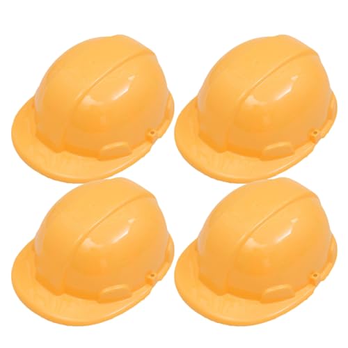 GALPADA 4 StüCk Ingenieurhut Spielzeug FüR Kinder Kreativer Sicherheitshut Aus Hochwertigem Material Ideal FüR Rollenspiele Und Bauprojekte von GALPADA