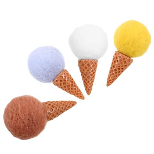 GALPADA 4 Stück Basteln, Der Filz-eistüten Zum Selbermachen Macht, Wollfilz-eistüten, Kreatives Basteln, Filz-eis, Diy-filz-eis Zum Basteln GALPADA 4 Stück Basteln, Der Filz-eistüten Zum Selbermachen Macht, Wollfilz-eistüten, Kreatives Basteln, Filz-eis, Diy-filz-eis Zum Basteln von GALPADA