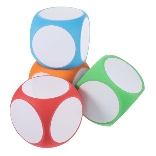 GALPADA 4 Stück Blanko Schaumstoffwürfel Zahlenwürfel Trocken Abwischbarer Würfel Seitige Würfel Blanke Kleiner Schaumstoff Einfacher Schaumstoff GALPADA 4 Stück Blanko Schaumstoffwürfel Zahlenwürfel Trocken Abwischbarer Würfel Seitige Würfel Blanke Kleiner Schaumstoff Einfacher Schaumstoff von GALPADA