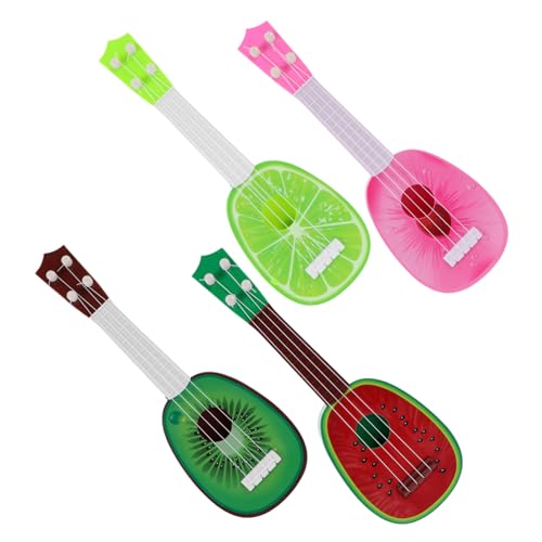 GALPADA 4 Stück Frucht Ukulelen Mini Gitarren Gitarren Kleinkindgitarren Musikinstrumente Für Kleinkinder Kleinkind Musikinstrumente Kleinkind Für Jungen Und Mädchen Aus von GALPADA