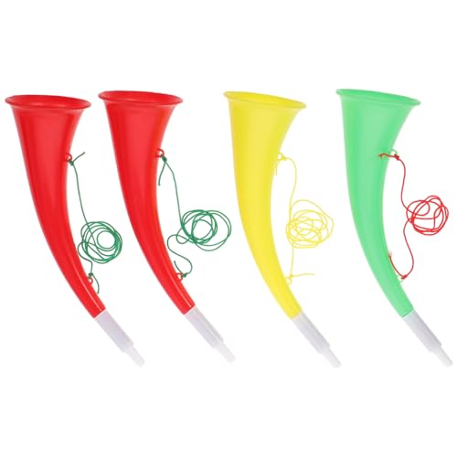GALPADA 4 Stück Hornspielzeug für Bunte Trompete für Partys und Fußballfans Tröten für Cheerleader und Festliche Anlässe Robust und Handlich Zufällige Farbe GALPADA 4 Stück Hornspielzeug für Bunte Trompete für Partys und Fußballfans Tröten für Cheerleader und Festliche Anlässe Robust und Handlich Zufällige Farbe von GALPADA