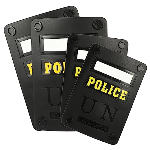 GALPADA 4 Stück Kinderschild Polizeischild Lichtschwert Auto Kleinkindspielzeug Vakuumspielzeug Für Mädchen Spritzspielzeug Aufblasbares Polizeizubehör Für Kunststoff von GALPADA