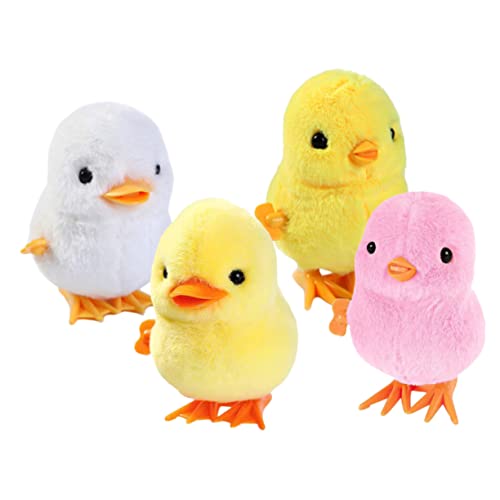 GALPADA 4 Stück Küken Aufziehspielzeug Teiliges Jumping Chicken Simulation für Kindergeburtstage und Feiertage Batteriefrei und Endloser Spaß Drinnen und Draußen GALPADA 4 Stück Küken Aufziehspielzeug Teiliges Jumping Chicken Simulation für Kindergeburtstage und Feiertage Batteriefrei und Endloser Spaß Drinnen und Draußen von GALPADA