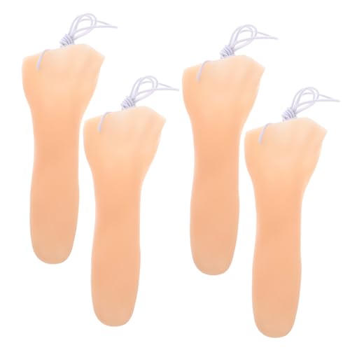 GALPADA 4 Stück Lange Nasenspielzeug gefälscht Lange Nasenmaske für Cosplay Halloween-Kostüm mit falscher Nase Party-Simulationsnase tragbare Nasenstütze Verkleide Dich Vinyl Beige GALPADA 4 Stück Lange Nasenspielzeug gefälscht Lange Nasenmaske für Cosplay Halloween-Kostüm mit falscher Nase Party-Simulationsnase tragbare Nasenstütze Verkleide Dich Vinyl Beige von GALPADA