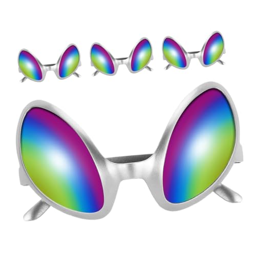 GALPADA 4 Stück Lustige Weltraum Brille Kunststoff Partybrille Kostüm Zubehör für Halloween Cosplay Weltraum Motto Spaßbrille Erwachsene GALPADA 4 Stück Lustige Weltraum Brille Kunststoff Partybrille Kostüm Zubehör für Halloween Cosplay Weltraum Motto Spaßbrille Erwachsene von GALPADA