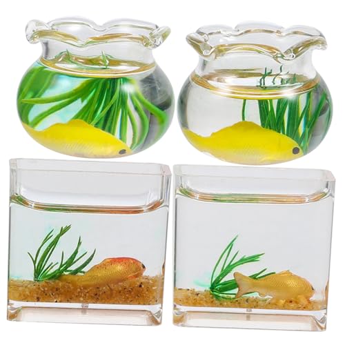 GALPADA 4 Stück Maßstab Realistische Koi Deko Mini Aquarium Figuren für Puppenhaus DIY Tischmittelstücke Lebensechte Glasaquarien Zubehör Zufällige Farbe Zufällige Farbe GALPADA 4 Stück Maßstab Realistische Koi Deko Mini Aquarium Figuren für Puppenhaus DIY Tischmittelstücke Lebensechte Glasaquarien Zubehör Zufällige Farbe Zufällige Farbe von GALPADA