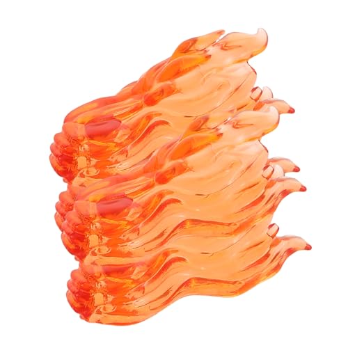 GALPADA 4 Stück Mini Bausteine für Kreative Spielaccessoires Pädagogisches Konstruktionsspielzeug mit Realistischen Feuer und Punch Effekten von GALPADA