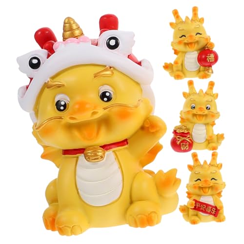 GALPADA 4 Stück Mini Drachenfiguren aus Robustem Harz Detailreiche Chinesische Neujahrsdeko Kreative Skulpturen als Tisch und Auto Ornamente Langlebige Glücksbringer für Haus und Garten GALPADA 4 Stück Mini Drachenfiguren aus Robustem Harz Detailreiche Chinesische Neujahrsdeko Kreative Skulpturen als Tisch und Auto Ornamente Langlebige Glücksbringer für Haus und Garten von GALPADA