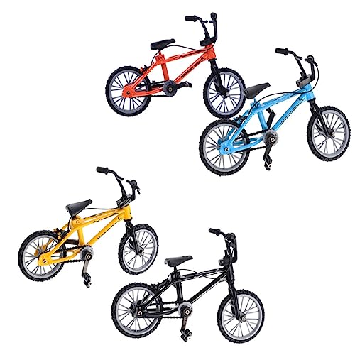 GALPADA 4 Stück Mini Finger Mountainbikes aus Langlebigem Kunststoff und Aluminium Zerlegbar und Konfigurierbar Fördert Handkoordination und Konzentration Inklusive Gelb Blau Schwarz GALPADA 4 Stück Mini Finger Mountainbikes aus Langlebigem Kunststoff und Aluminium Zerlegbar und Konfigurierbar Fördert Handkoordination und Konzentration Inklusive Gelb Blau Schwarz von GALPADA