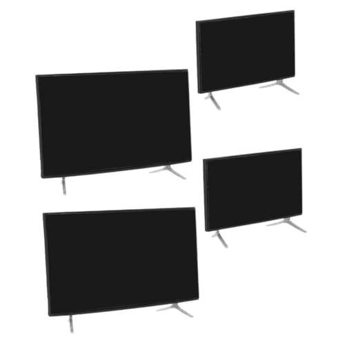 GALPADA 4 Stück Mini Simulationsfernseher Dekor Miniatur Puppenhaus Fernseher Miniatur Wohnaccessoires Kleiner Bildschirm Mini Hausmöbel Puppenhaus Zubehör Zeug von GALPADA