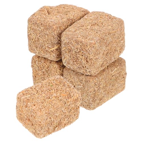 GALPADA 4 Stück Mini-strohballen: Kleiner Dekorativer Heuballen, Stapelbar, Miniatur-heuschober Zum Basteln, Puppenhaus, Bauernhof, Halloween, Tisch, Feengarten, Dekoration, 2 X 2 X 3 cm GALPADA 4 Stück Mini-strohballen: Kleiner Dekorativer Heuballen, Stapelbar, Miniatur-heuschober Zum Basteln, Puppenhaus, Bauernhof, Halloween, Tisch, Feengarten, Dekoration, 2 X 2 X 3 cm von GALPADA