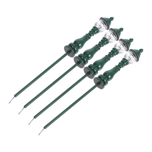 GALPADA 4 Stück Miniatur Gartenlampen Dekorative für Sandtisch und Miniatur Landschaften für Puppenhäuser und Kleine mit Realistischem Detail und Robustem Design GALPADA 4 Stück Miniatur Gartenlampen Dekorative für Sandtisch und Miniatur Landschaften für Puppenhäuser und Kleine mit Realistischem Detail und Robustem Design von GALPADA