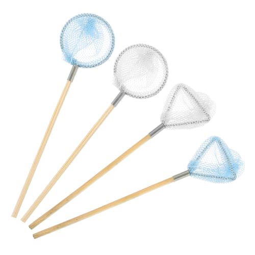 GALPADA 4 Stück Modellschmuck Miniatur Fisch Netze Puppe kindergeburtstags mitgebsel unikal polsterelemente Kleines für Fangnetz kleine Hausrequisiten Legierung von GALPADA