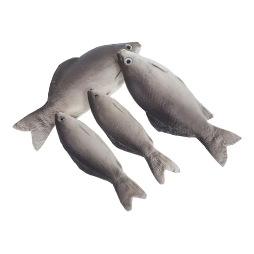 GALPADA 4 Stück Realistische Fake Fische aus PU Material Künstliche Fisch Deko für Food Fotografie und Küchen Dekoration Detailgetreue Miniaturfische für Restaurant Studio und Partyspaß GALPADA 4 Stück Realistische Fake Fische aus PU Material Künstliche Fisch Deko für Food Fotografie und Küchen Dekoration Detailgetreue Miniaturfische für Restaurant Studio und Partyspaß von GALPADA