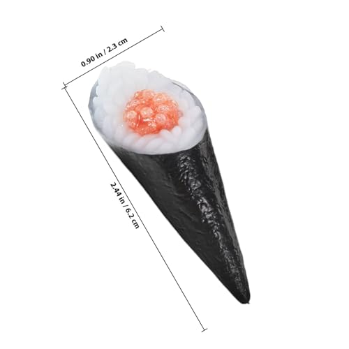 GALPADA 4 Stück Realistische Sushi Modelle PVC Onigiri Simulation Deko Fotografie Requisiten Japanische Küche Food Display Lehrmittel GALPADA 4 Stück Realistische Sushi Modelle PVC Onigiri Simulation Deko Fotografie Requisiten Japanische Küche Food Display Lehrmittel von GALPADA