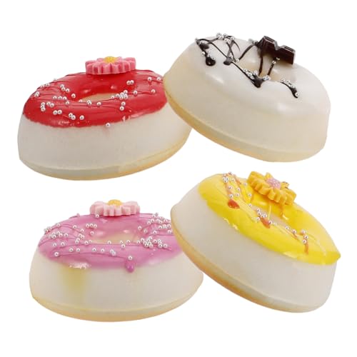 GALPADA 4 Stück Simulation Donut Food Donuts Donut Gefälschte Donut Donut Kuchen Dekorationen Gefälschte Desserts Donut Donut Dekorationen Donut Modell Rollenspiel Donut Shop Gefälschte von GALPADA