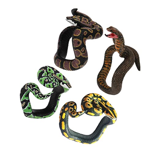 GALPADA 4 Stück Simulation Schlangenarmband Schlangentrick Gefälschte Schlangenarmband Armband Künstliches Schlangenspielzeug Aprilscherz Halloween Streich Schlange Streich von GALPADA